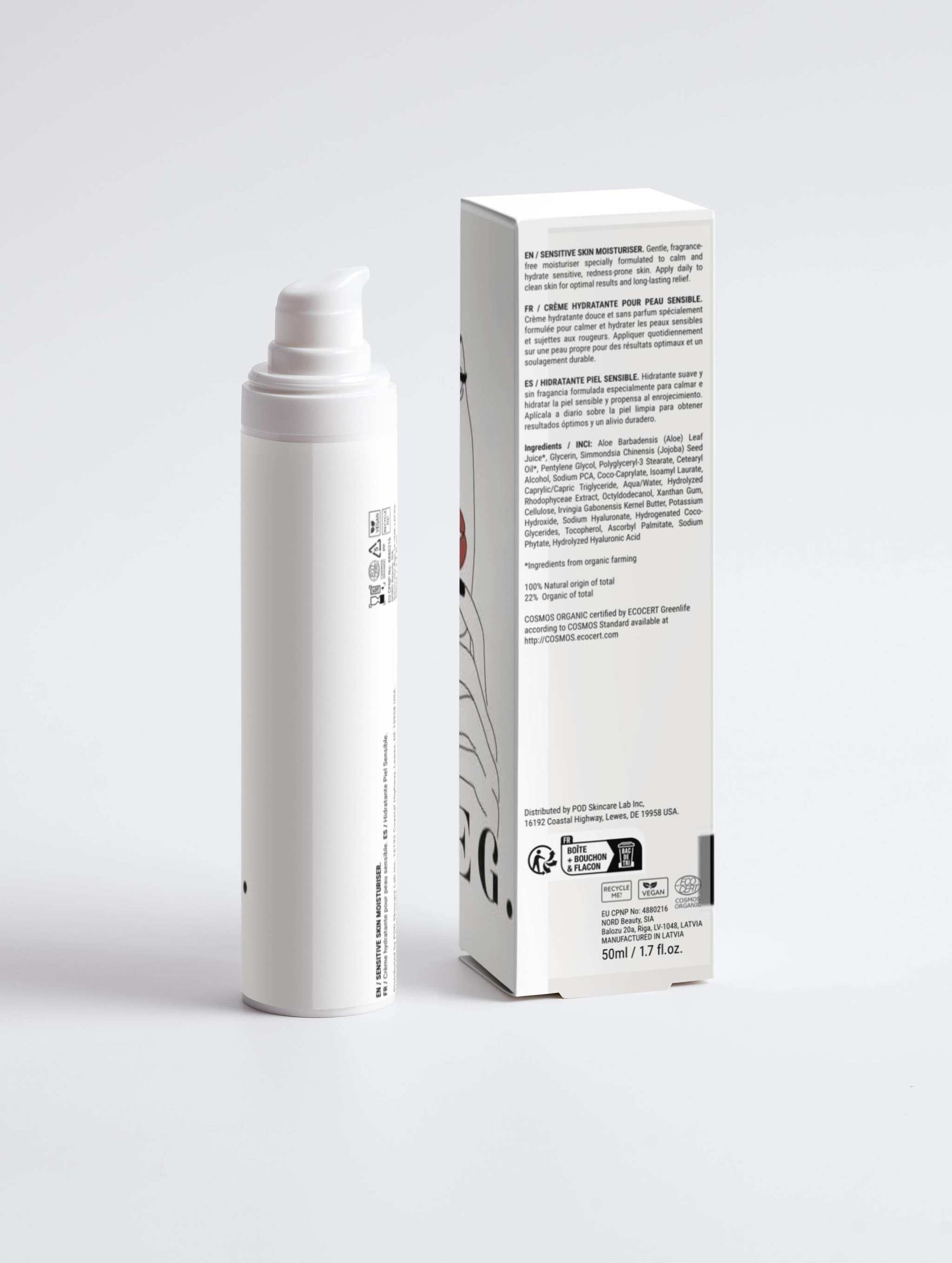DEBBIEG. cosmetics Sensitive Skin Moisturiser - DEBBIEG.
